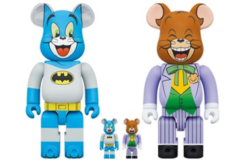 Bearbrick x Tom As Batman & Jerry As The Joker 100% & 400% Set