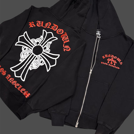 Rundown LA Heavyweight Double Zip Hoodie
