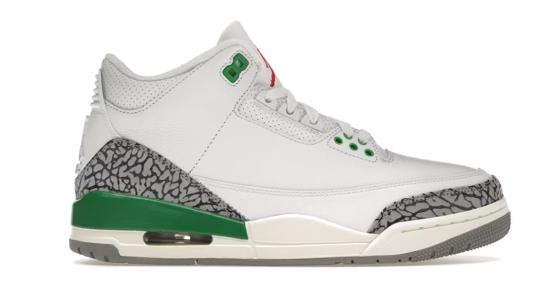 Jordan 3 Retro Lucky Green (Women's)