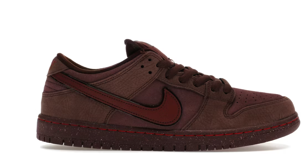 Nike SB Dunk Low City of Love Burgundy Crush