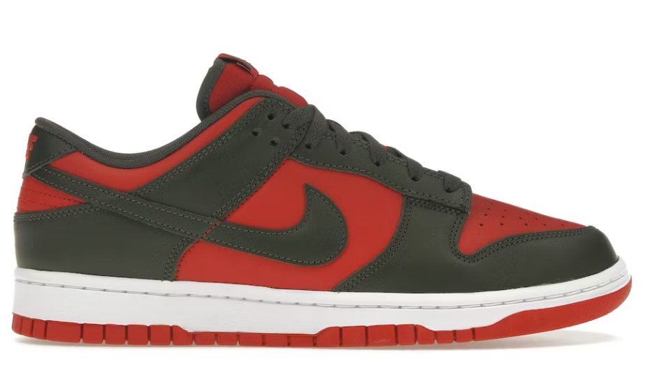 Nike Dunk Low Mystic Red Cargo Khaki