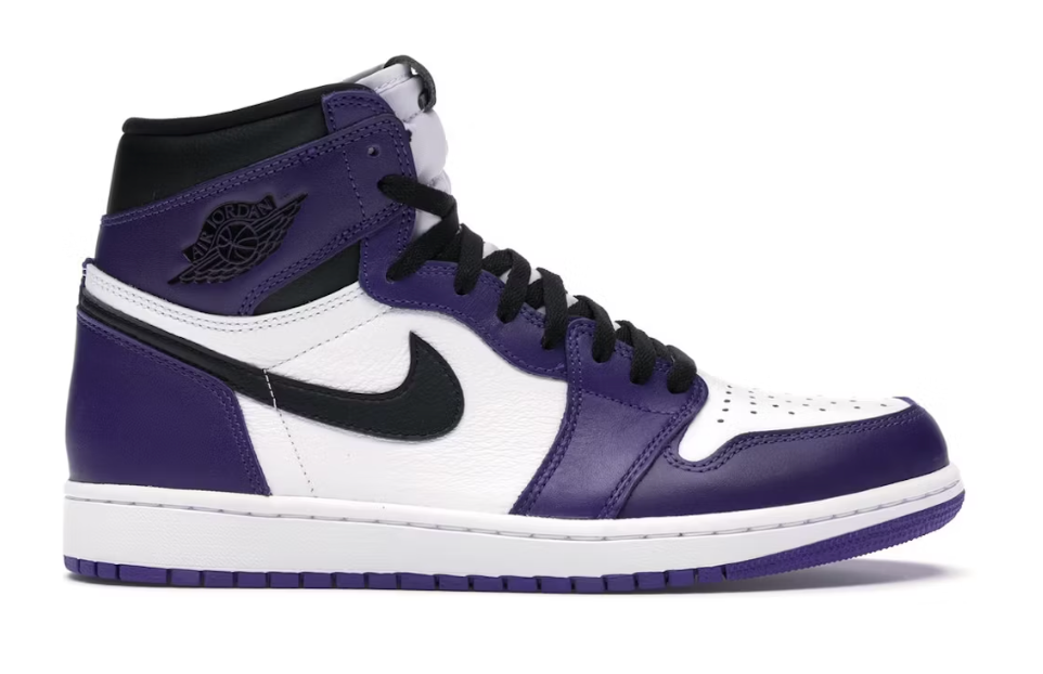 Jordan 1 Retro High Court Purple White