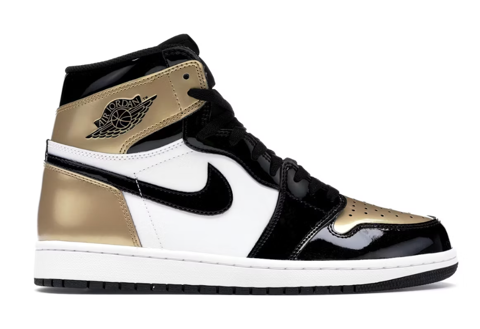 Jordan 1 Retro High NRG Patent Gold Toe