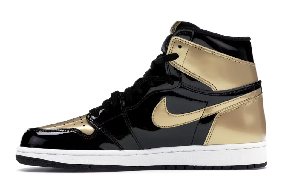 Jordan 1 Retro High NRG Patent Gold Toe