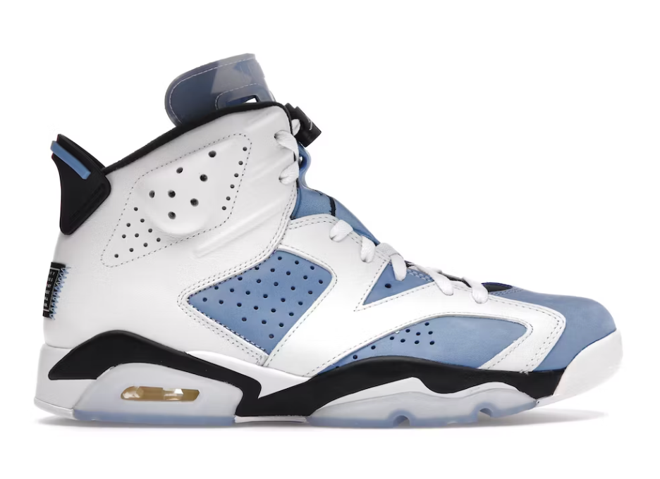 Jordan 6 Retro UNC White