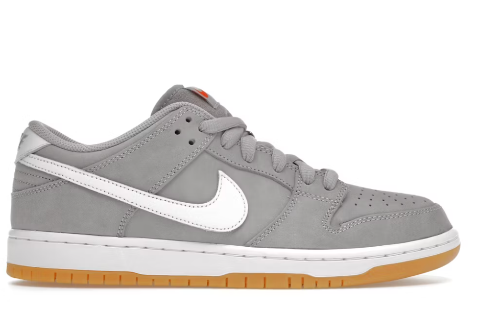 Nike SB Dunk Low Pro ISO Orange Label Wolf Grey Gum