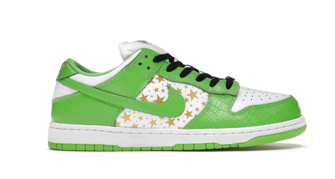 Nike SB Dunk Low Supreme Stars Mean Green (2021)