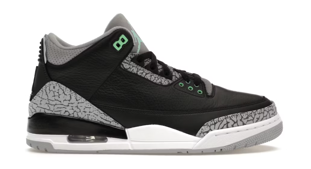 Jordan 3 Retro Green Glow