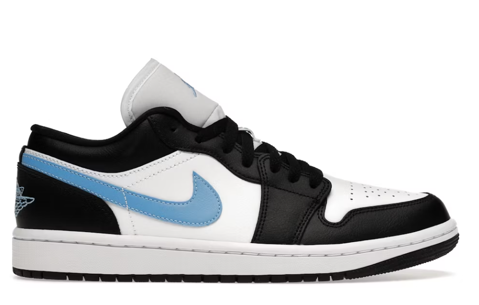 Jordan 1 Low Black University Blue White (Women's)