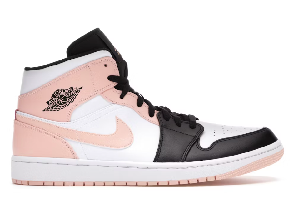 Jordan 1 Mid Crimson Tint Black Toe