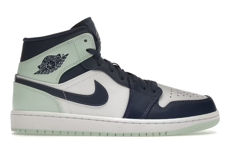 Jordan 1 Mid Mystic Navy Mint Foam