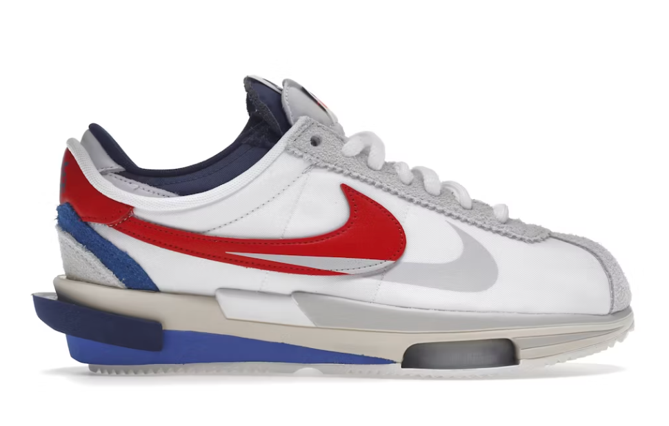 Nike Zoom Cortez SP sacai White University Red Blue