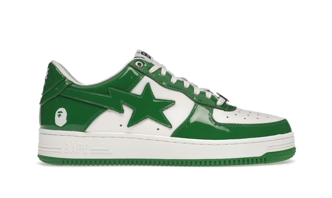 A Bathing Ape Bape Sta Low Green