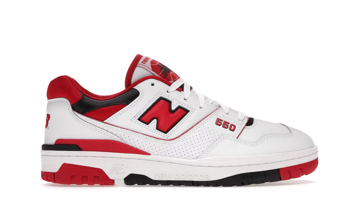 New Balance 550 White Red