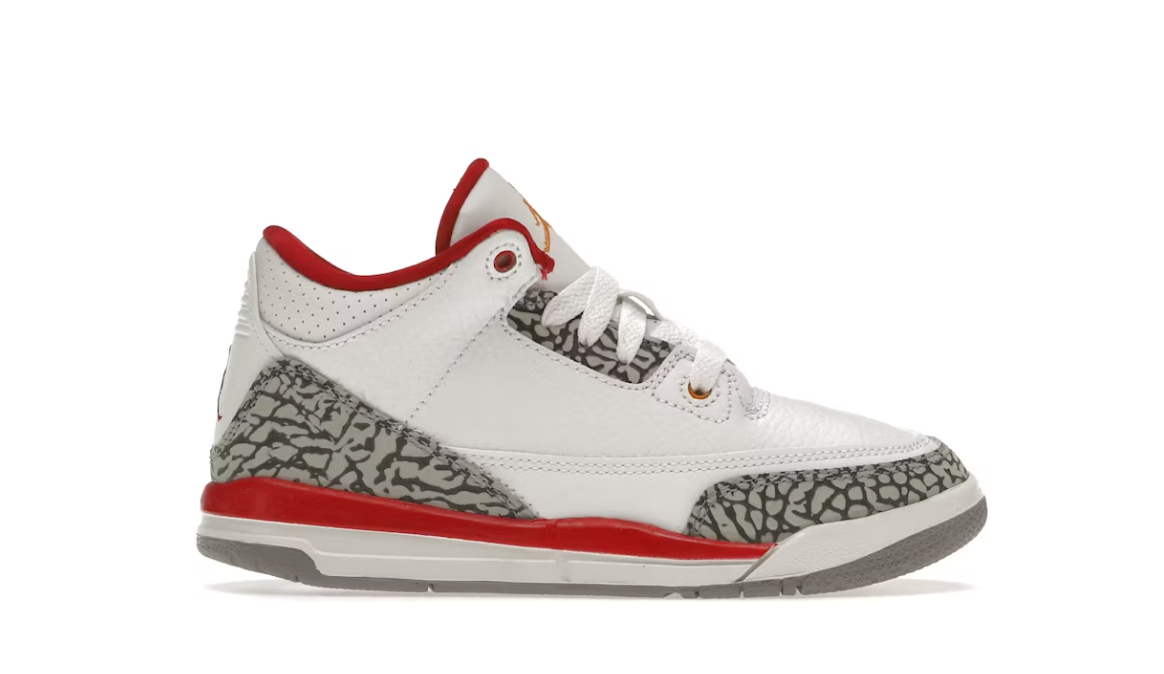 Jordan 3 Retro Cardinal (PS)