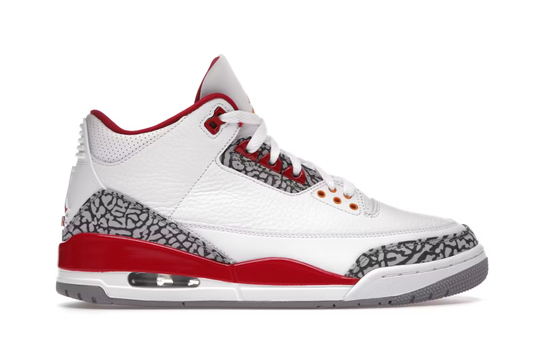 Jordan 3 Retro Cardinal Red