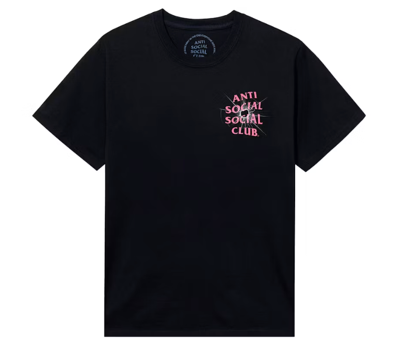 Anti Social Social Club Theories Tee (FW23) Black