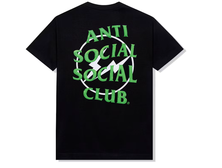 Anti Social Social Club x Fragment Precious Petals Tee (FW22) Black Green