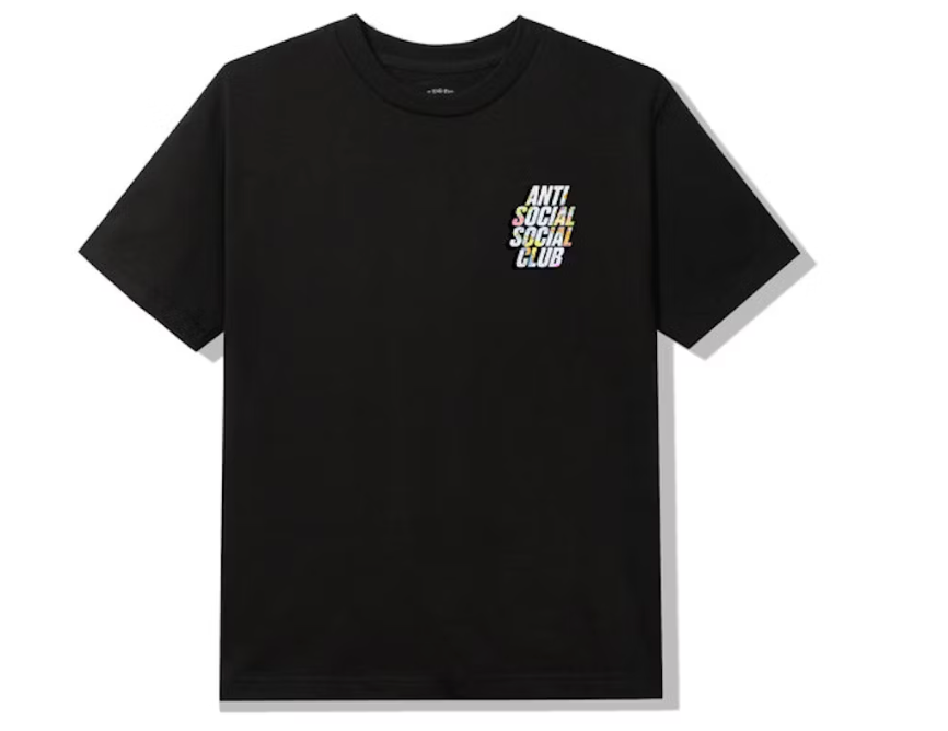 Anti Social Social Club Drop A Pin T-shirt Black