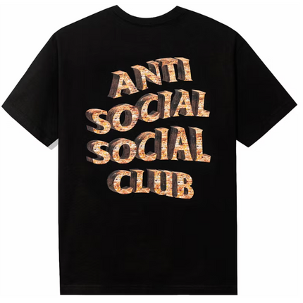 Anti Social Social Club White Picket Fence Tee Black