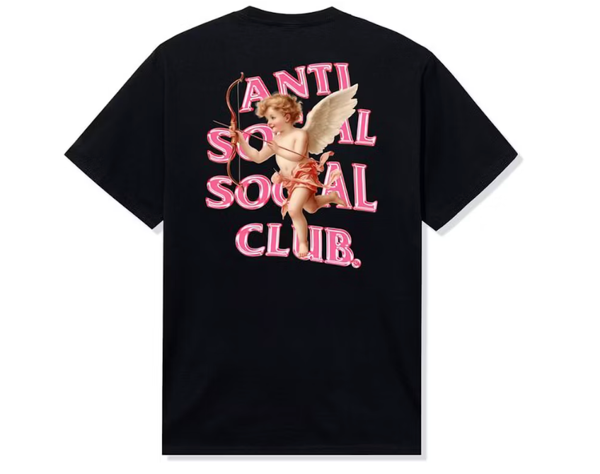 Anti Social Social Club Lupercalia Tee Black