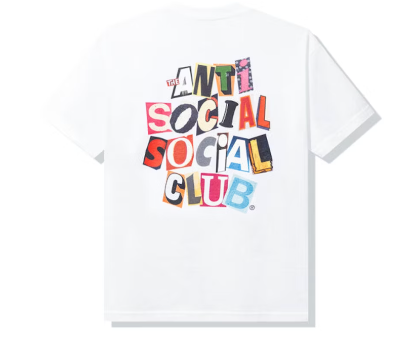 Anti Social Social Club Torn Pages Of Our Story T-shirt White