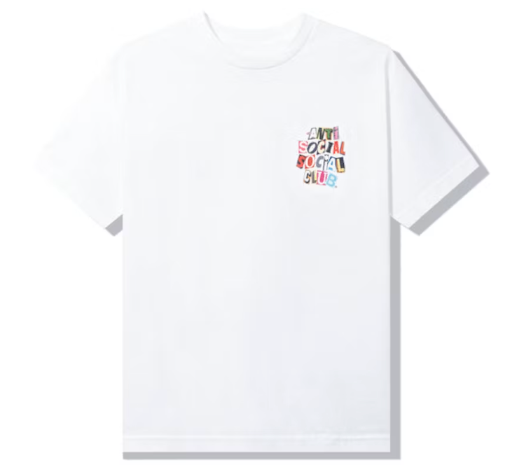 Anti Social Social Club Torn Pages Of Our Story T-shirt White