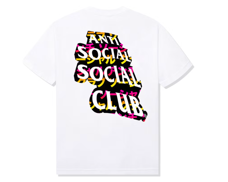 Anti Social Social Club Twisted Quickness Tee White