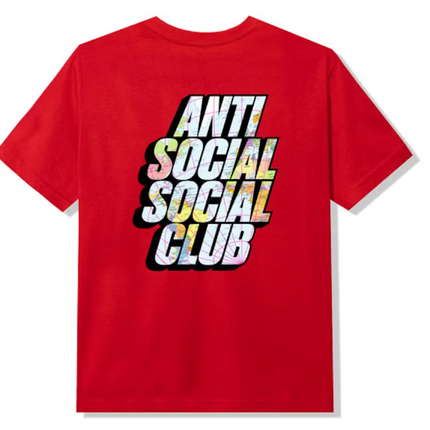 Anti Social Social Club Drop A Pin T-shirt Red