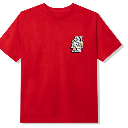 Anti Social Social Club Drop A Pin T-shirt Red