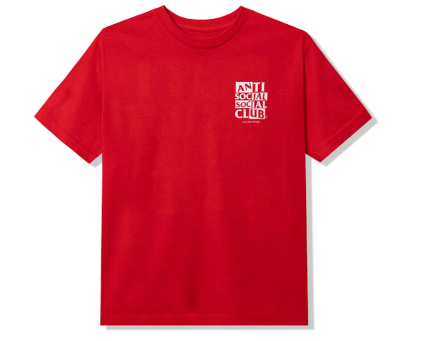 Anti Social Social Club Muted T-shirt Red