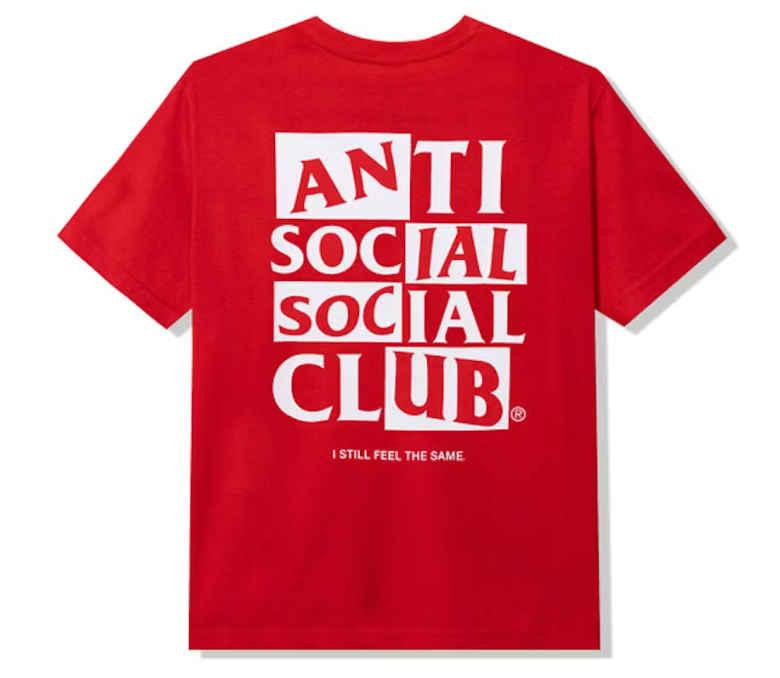 Anti Social Social Club Muted T-shirt Red