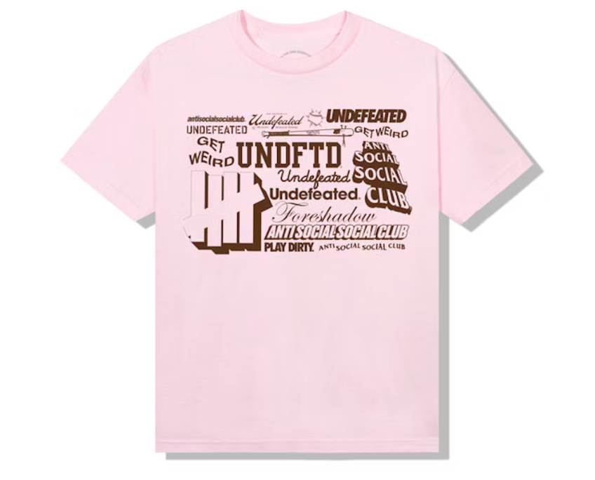 Anti Social Social Club Origin Story T-shirt Pink