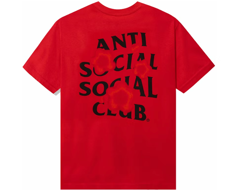 Anti Social Social Club Seeing The Feeling Tee Red