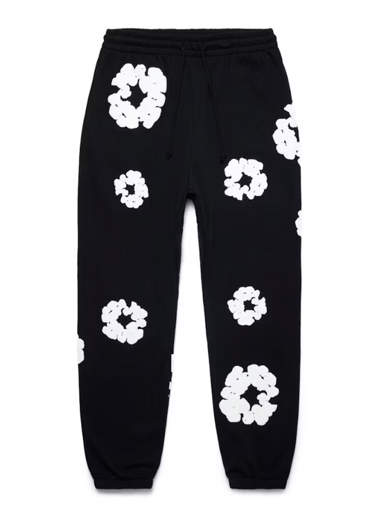 Denim Tears The Cotton Wreath Sweatpants Black