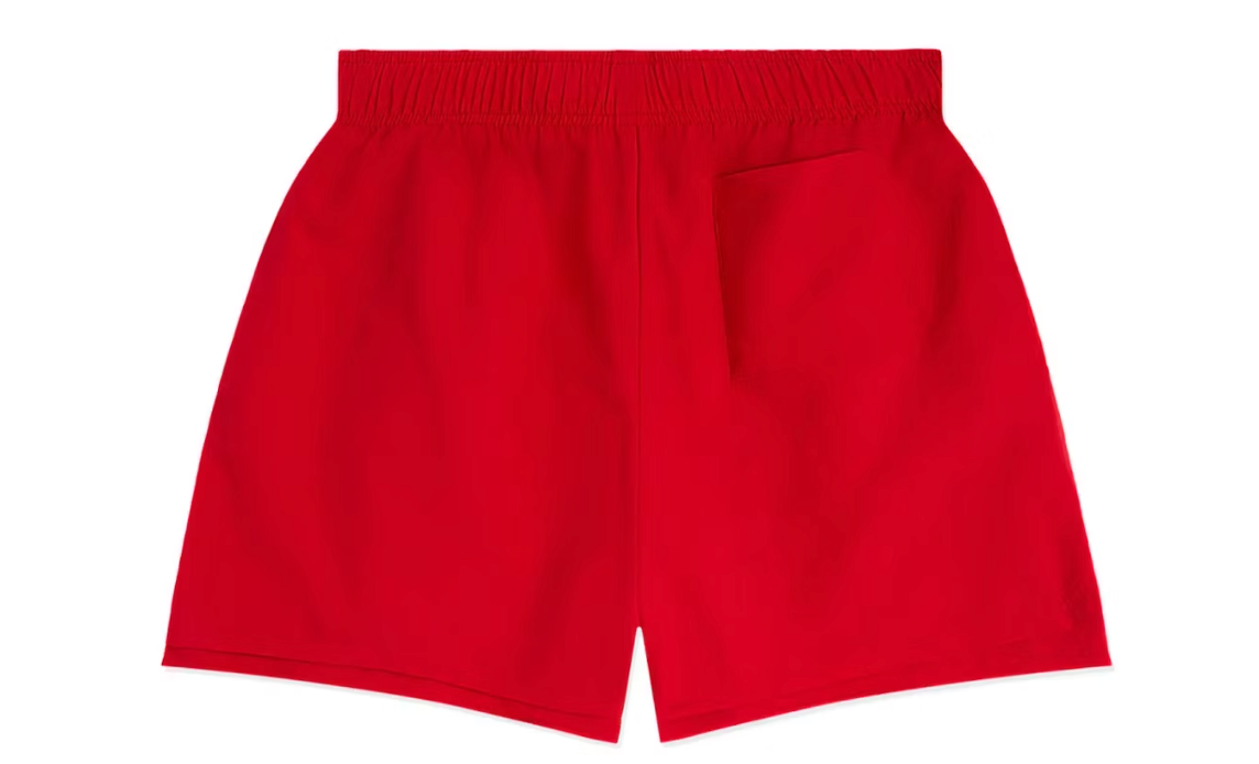 Sp5der OG Web Double Layer Short Red