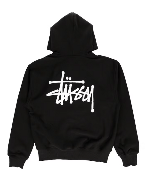 Stussy Basic Zip Hoodie Black