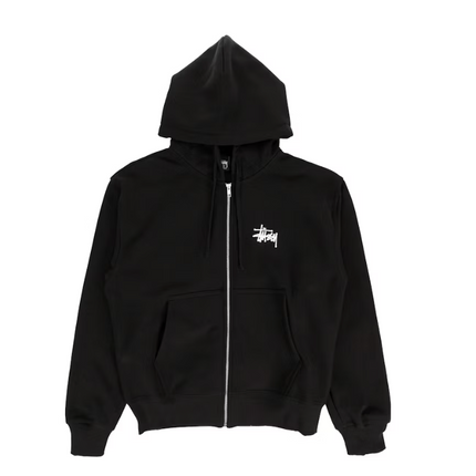 Stussy Basic Zip Hoodie Black