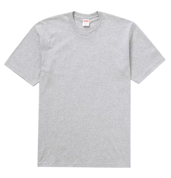 Supreme Backwards Tee Heather Grey