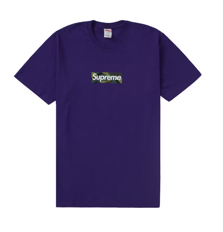 Supreme Box Logo Tee (FW23) Purple