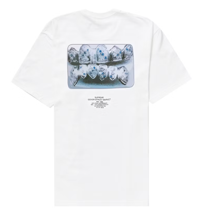 Supreme Dover Street Market 10th Anniversary Tee White