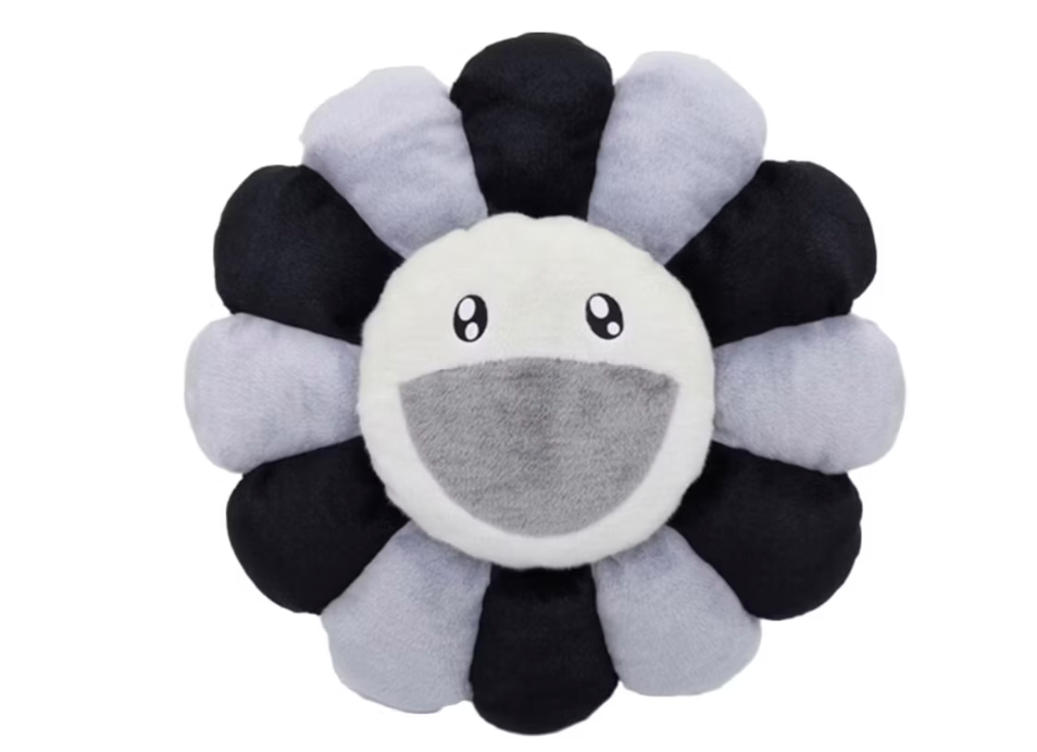 Takashi Murakami Flower Plush 60CM Black/Grey/White