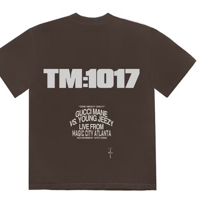 Travis Scott Cactus Jack For Verzuz TM:1017 T-shirt Brown