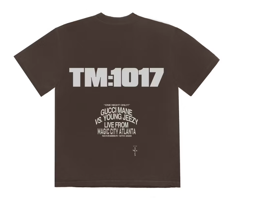 Travis Scott Cactus Jack For Verzuz TM:1017 T-shirt Brown