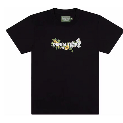 Denim Tears Logo Tee Black