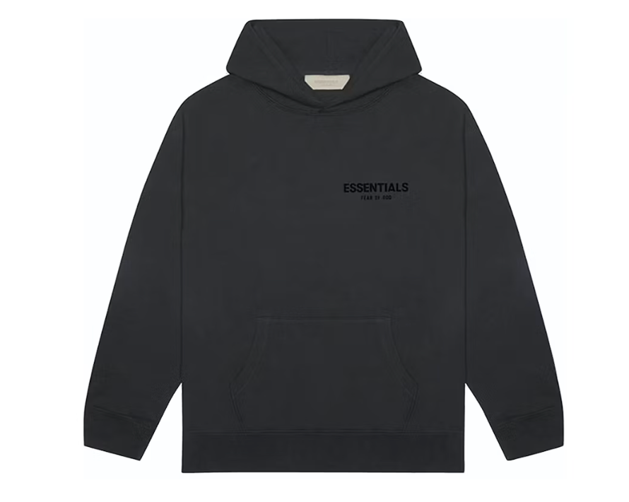 Fear of God Essentials Pullover Chest Logo Hoodie Stretch Limo/Black