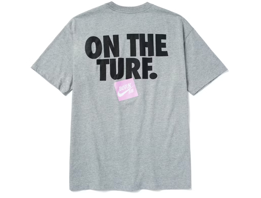 Nike SB Born X Raised On The Turf Tee Heather Grey