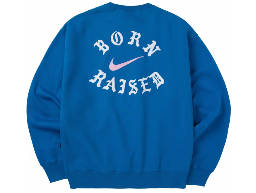 Nike SB Born X Raised Crewneck Sweatshirt Blue