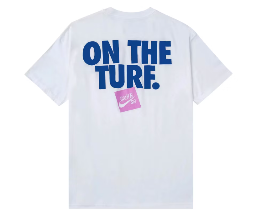 Nike SB x Born Raised On The Turf Tee White/Blue