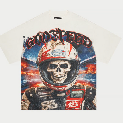 God Speed New York Racer Goldie T-shirt (White Wash)